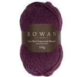 Rowan Pure Wool Superwash Worsted 198 Aubergine