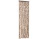 vidaXL Vliegengordijn 56x200 cm chenille beige en donkerbruin