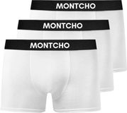 MONTCHO - Essence Series - Boxershort Heren - 3 Pack - Wit - Maat XL