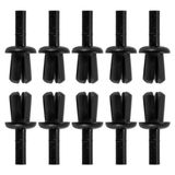 cyclingcolors 10 x kunststof klinknagels auto bevestigingsclips universele bumpers sierlijsten plastic clips spreidklinknagels carrosserie bevestigingsset Ø4 mm x 1,5-6 mm