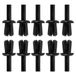 cyclingcolors 10 x kunststof klinknagels auto bevestigingsclips universele bumpers sierlijsten plastic clips spreidklinknagels carrosserie bevestigingsset Ø4 mm x 1,5-6 mm