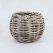 van der Leeden Drypot Tina Extra Dik Rotan Grijs d48h36cm