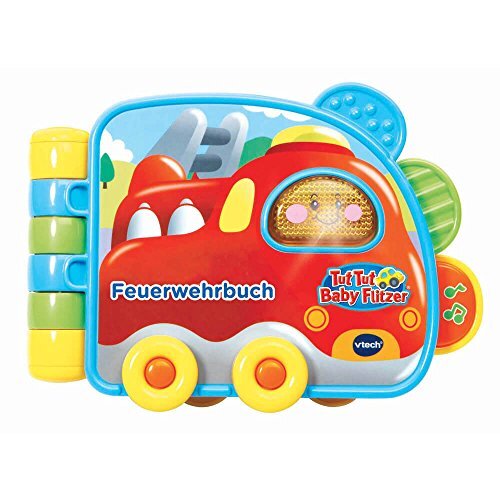 VTech 80-502004 80-502004-Tut Baby Flitzer-brandweerboek, meerkleurig