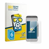 BROTECT Screenprotector 6 Stuks voor Pax A910S Beschermglas transparant