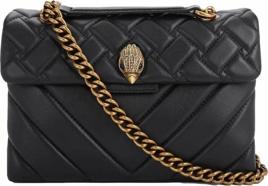 Kurt Geiger London Kensington X Bag - Zwart - Dames - Schoudertas - Leer
