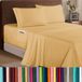 Elegant Comfort Luxe 1500 premium hotelkwaliteit microvezel 4-delige lakenset - Zacht, rondom elastisch 18-24 inch diep hoeslaken - extra diepe zaklakens, Queen, Camel-goud