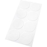 Adsamm FP-15-SA-WH-50-8-1 FP-15-SA-WH-50-8 8 x viltglijders, wit, Ø 50 mm