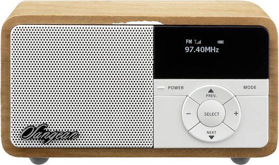 Sangean DDR-7X - DAB+ / FM Radio - Bluetooth - Light Wood
