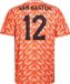 Kingdo EK 88 Voetbalshirt van Basten - Nederlands Elftal - Oranje shirt - Maat 152