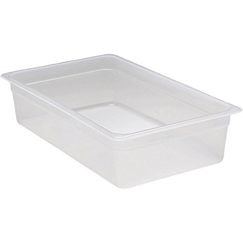 Cambro 14PP190 voedselpan, volledig formaat, 4" diep, doorschijnend polypropyleen, NSF, 6-eenheden