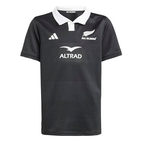 adidas jongens All Blacks Home Replica Jersey Kids Shirt, ALL BLACK, 9-10 Years