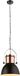 Globo - hanglamp - Kutum - koper zwart - metaal - Ø 27cm - E27 - 15282