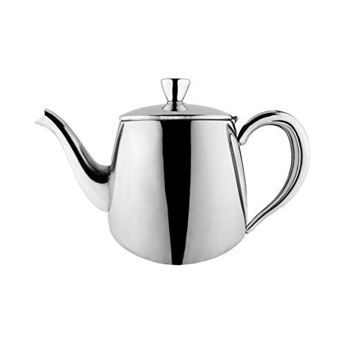 Cafe Ole PT-018 Theepot - 18/10 RVS - 18 ounces - Zilver