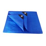 ANSIO Dekzeil 2 m x 3 m / 6,5 ft x 10 ft dekzeil vel 70 GSM economy dekzeilen - blauw