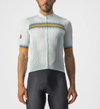 Castelli Fietsshirt Korte Mouwen Heren Aqua Geel - GRIMPEUR JERSEY LIGHT ACQUA-3XL
