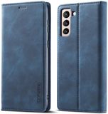 Merkloos LC.IMEEKE Samsung Galaxy S21 + 5G Hoesje - Blauw