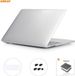 Grappig ENKAY 3-in-1 Crystal Laptop-beschermhoes + US-versie TPU-toetsenbordfolie + anti-stofpluggen voor MacBook Pro 13,3 inch A2251 & A2289 & A2338 (met Touch Bar) (transparant)