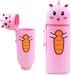 Goodivery® Mignon et pratique trousse à crayons en silicone avec design extensible - Rose