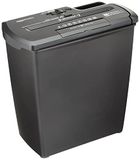 Amazon Basics Papierversnipperaar, strepensnit, CD-versnipperaar, 7-8 vellen, zwart