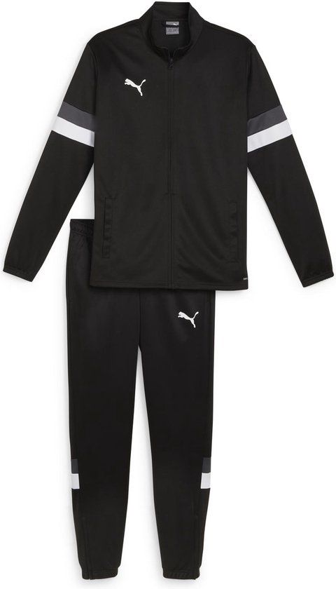 PUMA teamRISE Tracksuit Heren Trainingspak - Puma Black - Maat XL