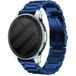Strap-it Samsung Bracelet acier 44m Samsung Galaxy Watch 7 - 44mm (bleu)
