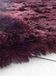 Unamourdetapis - Tapis Shaggy 240x340 Violet Fait Main Rectangle Motif Uni Sg Fin