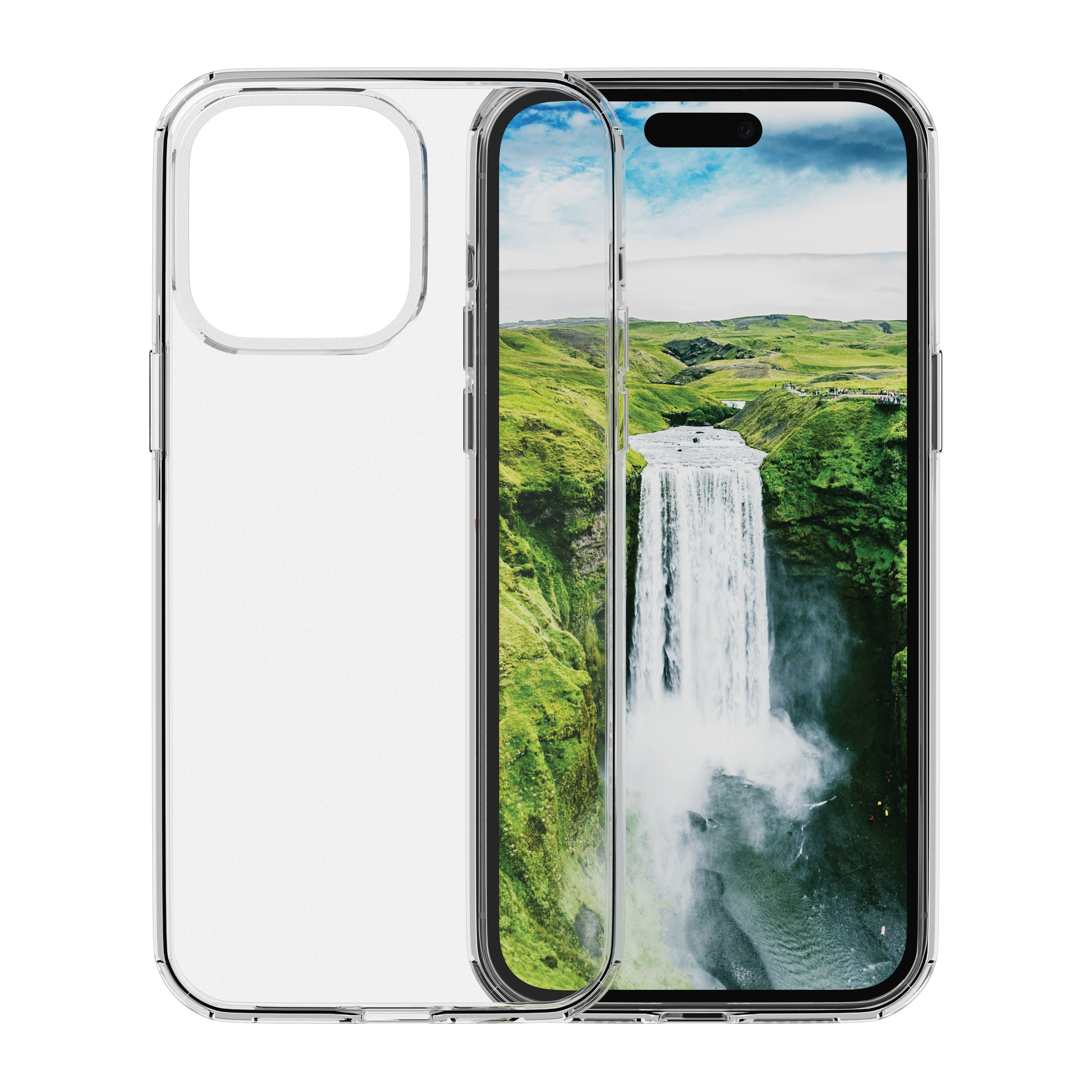 dbramante1928 Iceland Ultra D3O Cover Case for iPhone 15 Pro Max - Transparent