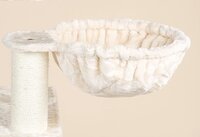 RHRQuality Hangmat de Luxe - Crème Beige - 45cm - voor 12 & 15cm palen