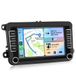 HEXINEX 2-DIN Android 15 autoradio, 7-inch touchscreen, WiFi, Bluetooth, GPS, RDS, geschikt voor VW / Skoda / Seat