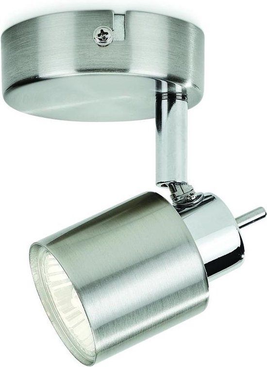 Philips Essentials Meranti - Plafondspot / Wandspot - Matt Chrome - Excl. lichtbron