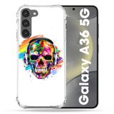 Cokitec Samsung Galaxy A36 5G Doodshoofd Tag Versterkte Beschermhoes