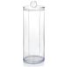 DRW Organizer van acryl voor grammofoonplaten van katoen, blauw, 6 x 6 x 17 cm