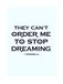Disney muurschildering van Komar | Cinderella Quote | kinderkamer, babykamer, decoratie, kunstdruk | grootte 30x40cm (breedte x hoogte) | zonder lijst | WB018-30x40