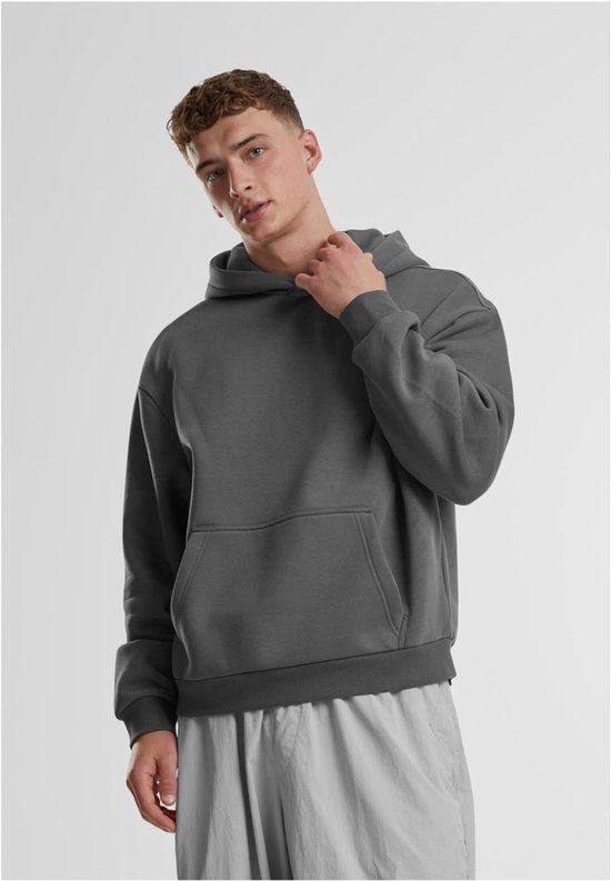 Urban Classics Fluffy Hoodie/trui - 4XL - Grijs