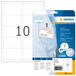 HERMA Name badge inserts A4 90x54 mm white cardboard 250 pcs.