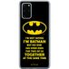 ERT GROUP mobiel telefoonhoesje voor Samsung S20 PLUS / S11 origineel en officieel erkend DC patroon Batman 053