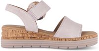 Gabor - Dames - Wandelsandalen - Suède - Kurk/Rubber zool - Gesp - Lente/Zomer 2026