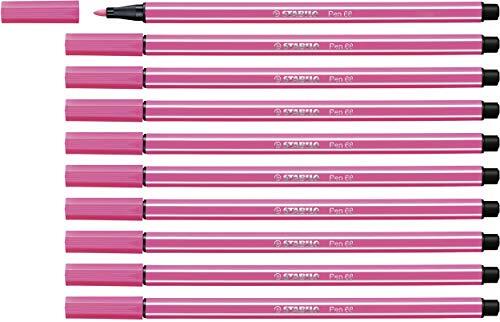 Stabilo Premium Viltstift - Pen 68-10 stuks - heliotrope