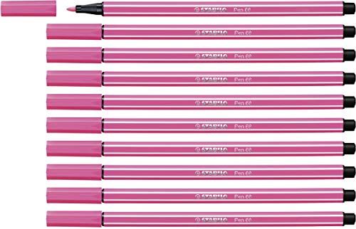 Stabilo Premium Viltstift - Pen 68 - 10 stuks - heliotrope