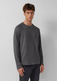 s.Oliver T-shirt met lange mouwen donkergrijs