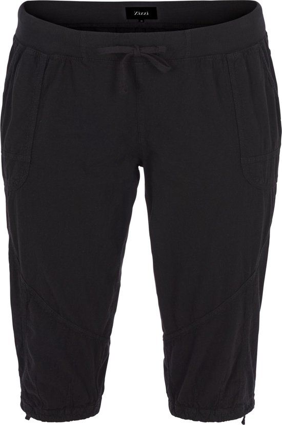Zizzi JEASY Culotte - Black - Women - Size M (46/48) - Cotton - 2023