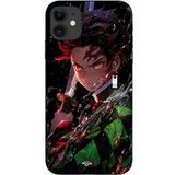 Maniacase iPhone 11 Hoesje Demon Slayer Tanjiro Kamado Boos Manga Anime