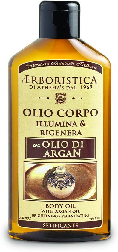 L'Erboristica Argan Lichaamsolie op basis van arganolie 200 ml