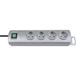 Brennenstuhl Primera-Line 4x stekkerdoos zilver