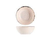 H&H Artisanal schaaltjes, aardewerk, grijs, 9 cm, 24 stuks