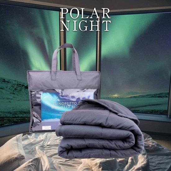 Polar Night Verzwaringsdeken Microvezel - 100x150 cm - 5 kg - Grijs