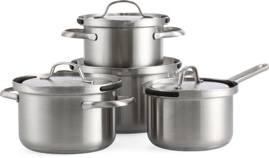 BK Vesta - Pannenset - 4-delig - RVS