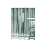 MSV 140807 douchegordijn Ring Polyester Grijs
