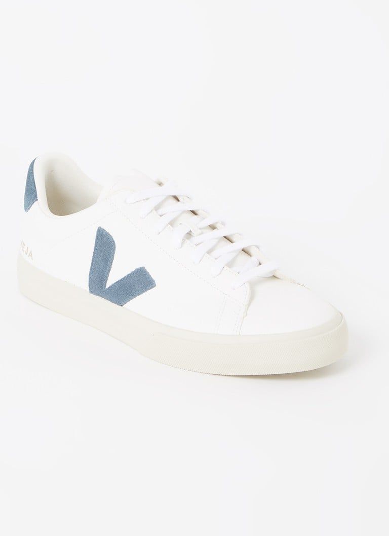 Veja Campo leren sneaker met suède details