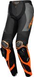Ixon Vortex 3 PT Zwart Antraciet Oranje Leren Motorbroek - Broek